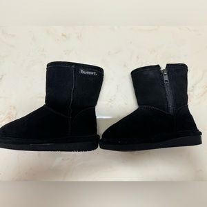 Bear Paw Emma toddler zipper black boots